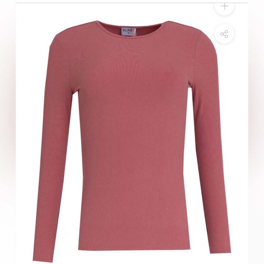 Dress blank ribbed tee